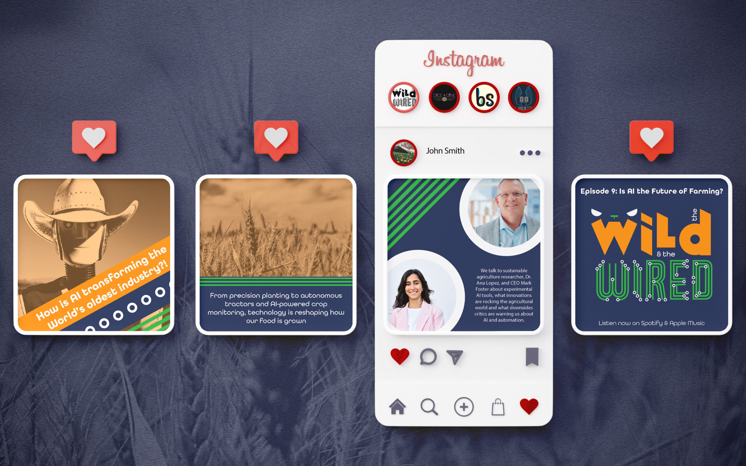 Instagram post mockup